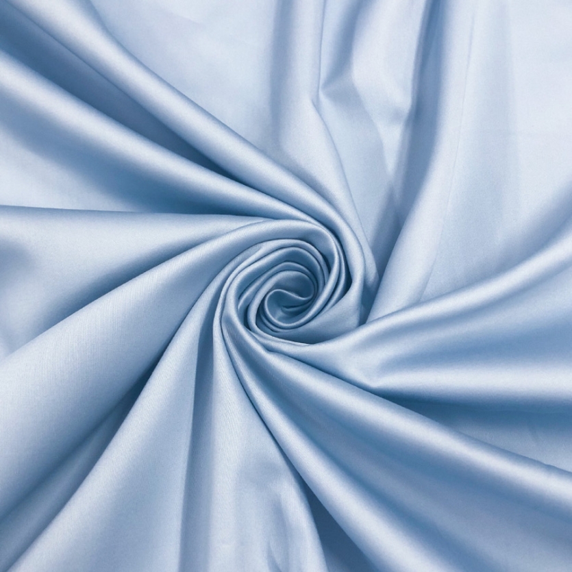 PERCAL 400 FIOS ACETINADO AZUL BEBÊ CORTE 50 X 2,80