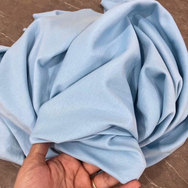MALHA SUEDINE AZUL BB FIO 40 - VALOR REFERENTE A 50X1,60 CM